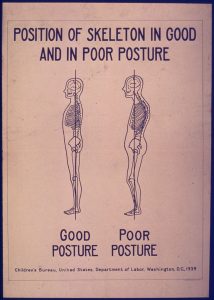 Posture improvement skeleton