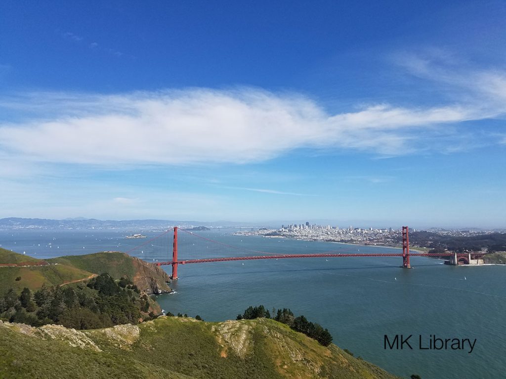 View of san francisco from the marin headlands