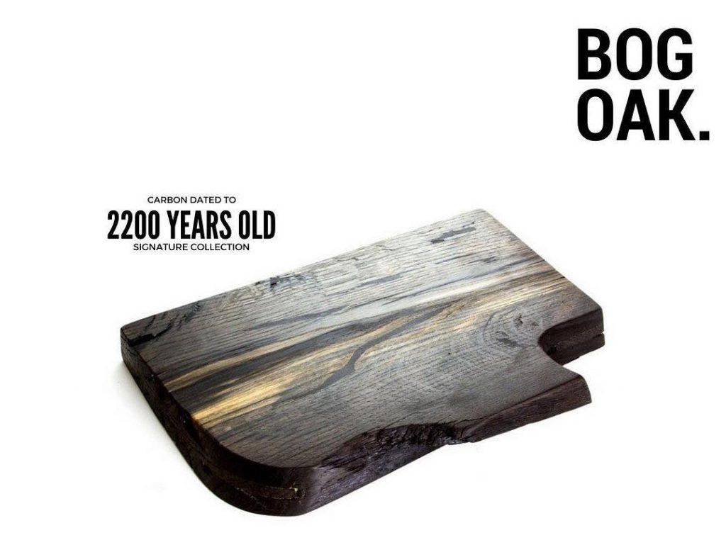 Bog oak board wood product