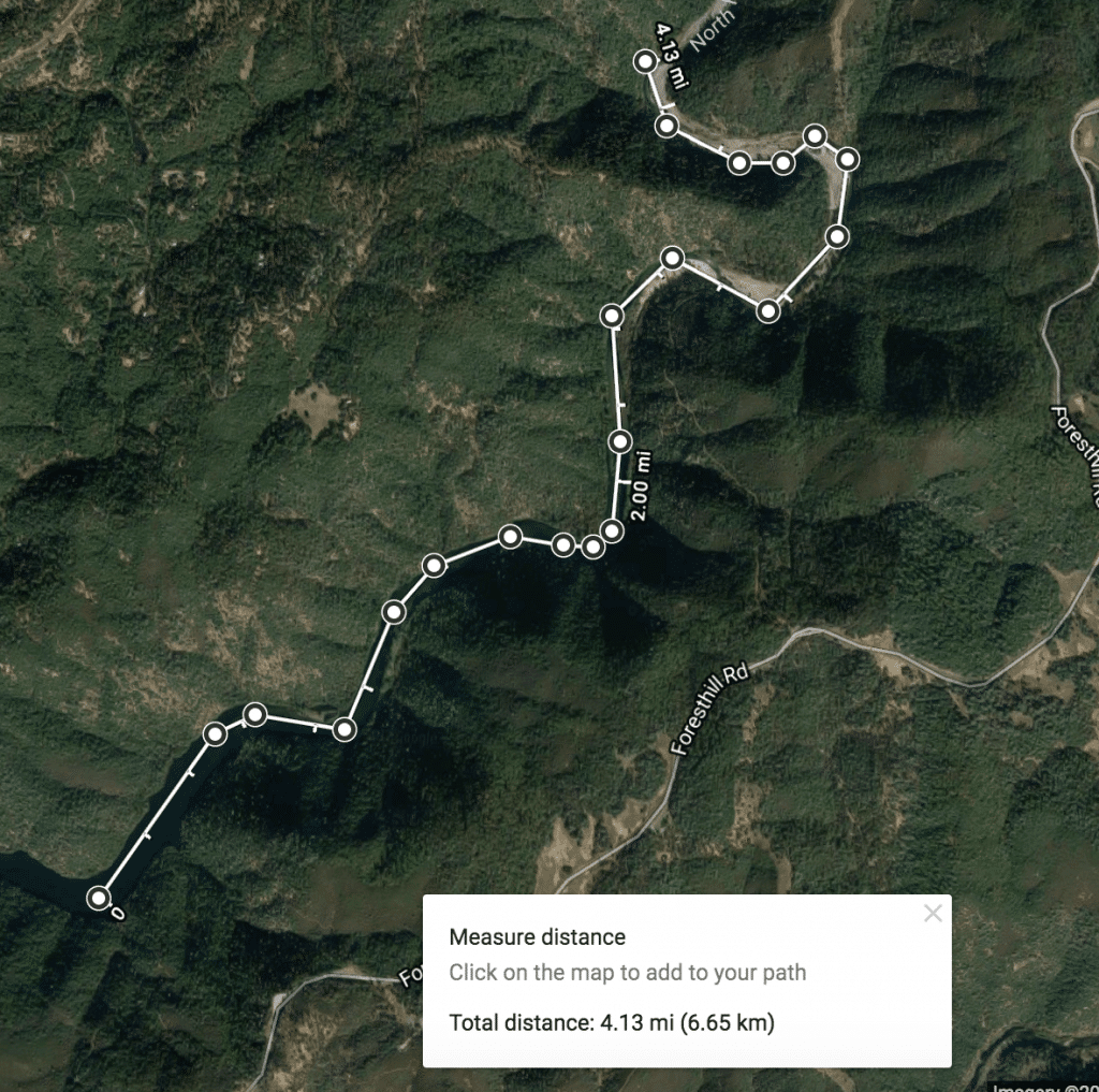 Upper lake clementine kayaking distance