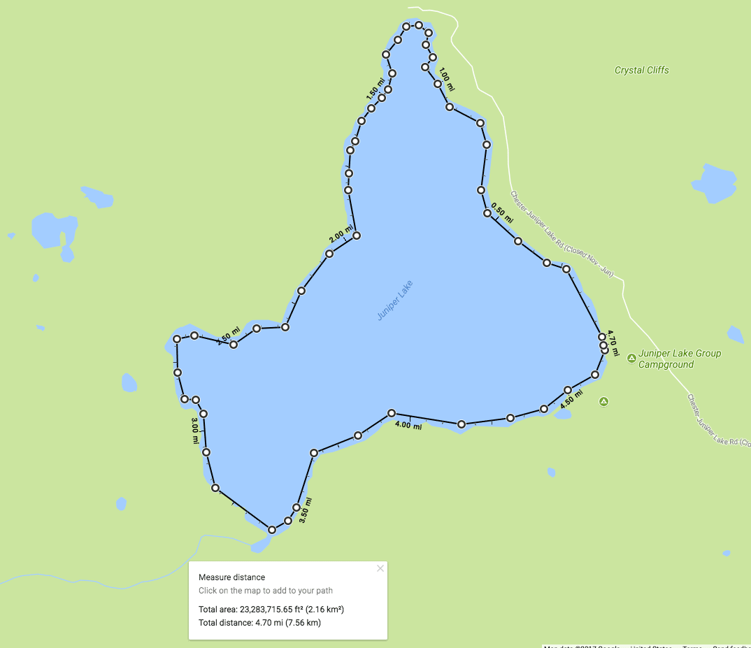Kayaking juniper lake lassen national park