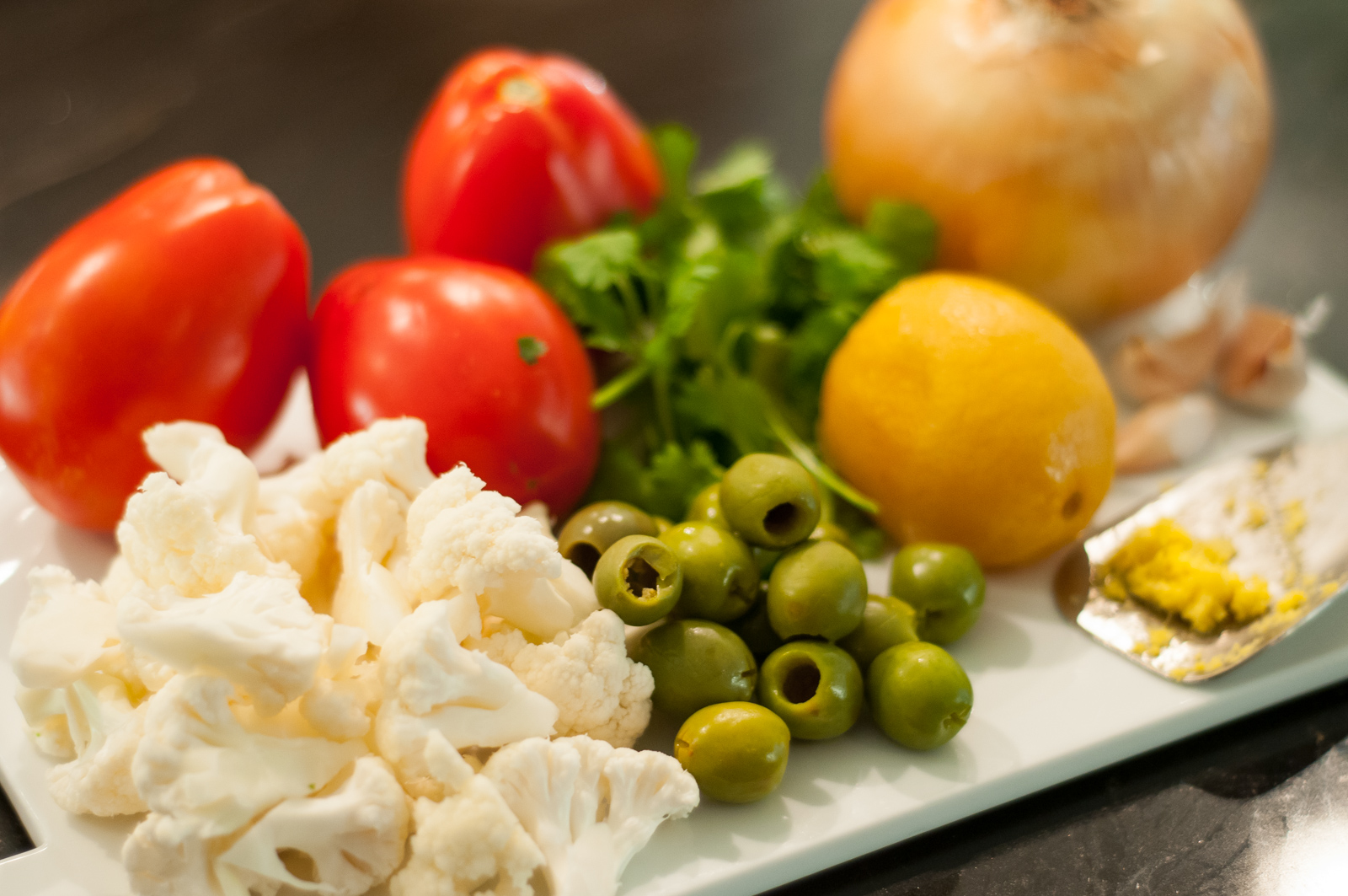 Moroccan chicken tagine whole ingredients