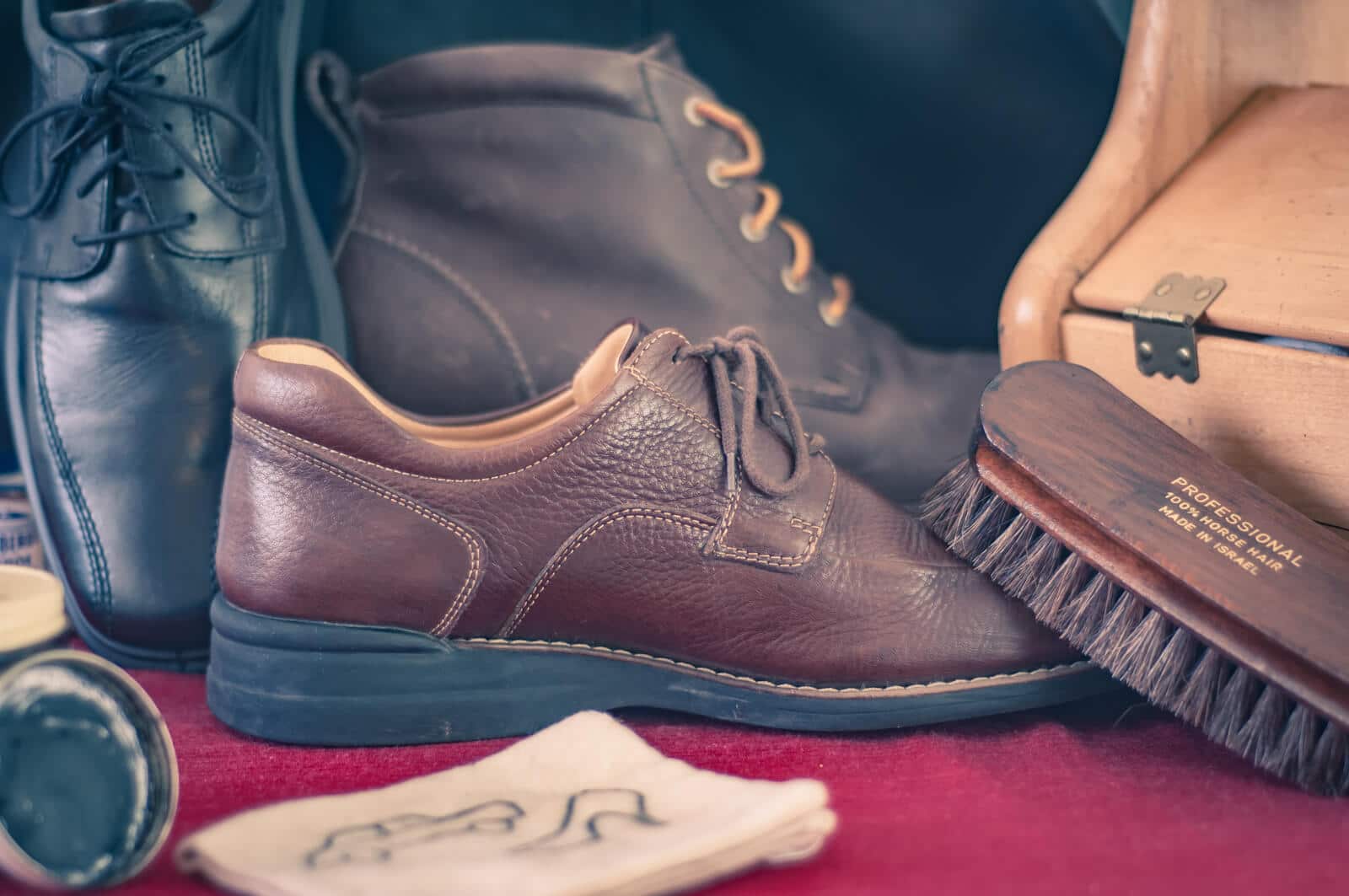 Caring for leather shoes and boots