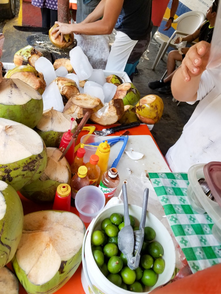 Puerto vallarta coconut cart