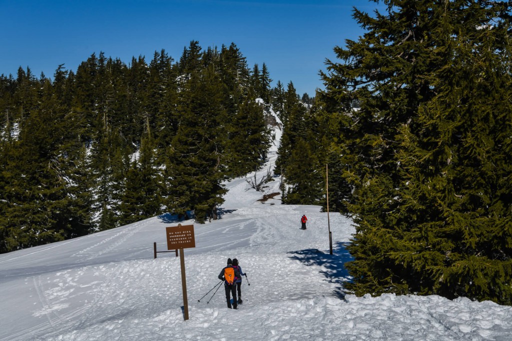 Crater lake road trip cross country skis