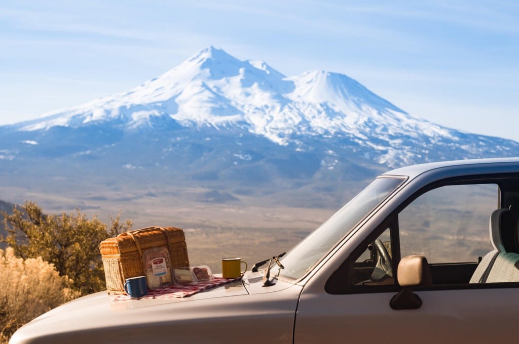 Mount shasta road trip snack essentials