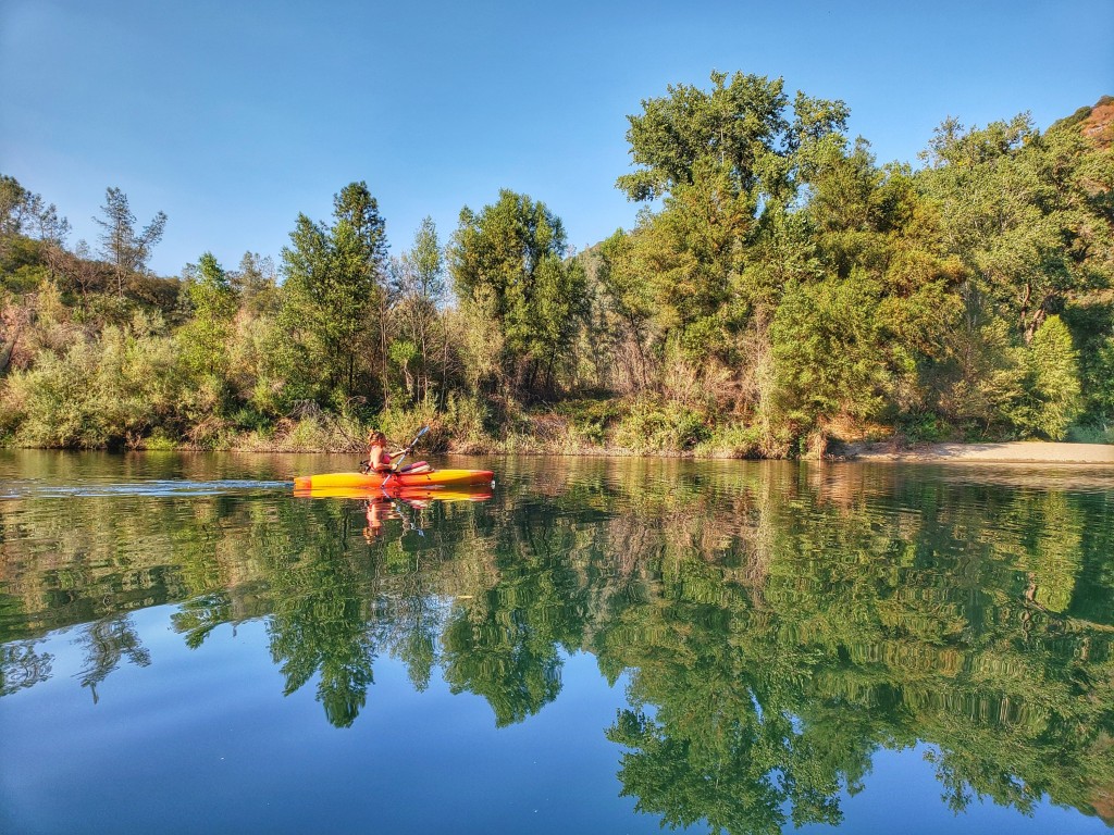 Kayaking upper lake clementine