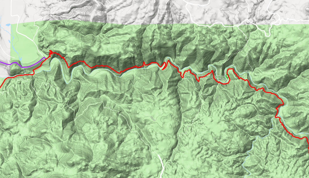 Deep creek hot springs pacific crest trail