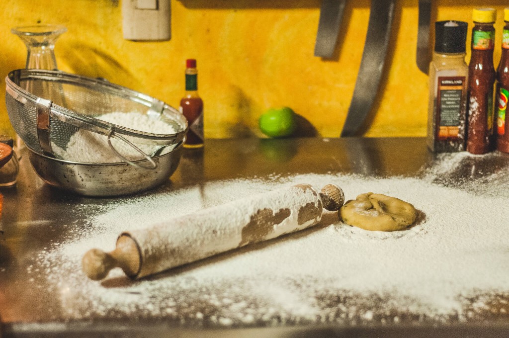 Evas kitchen ball of dough