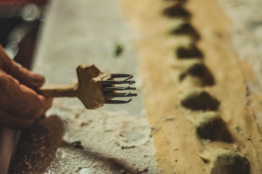 Evas kitchen ravioli fork