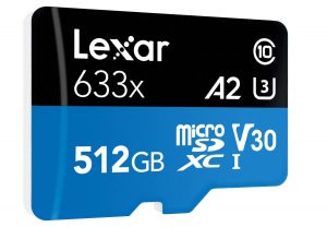 Lexar high-performance 633x microsdxc uhs-i card 512gb