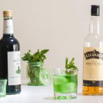 Leprechauns Green Gold Irish Whiskey Cocktail