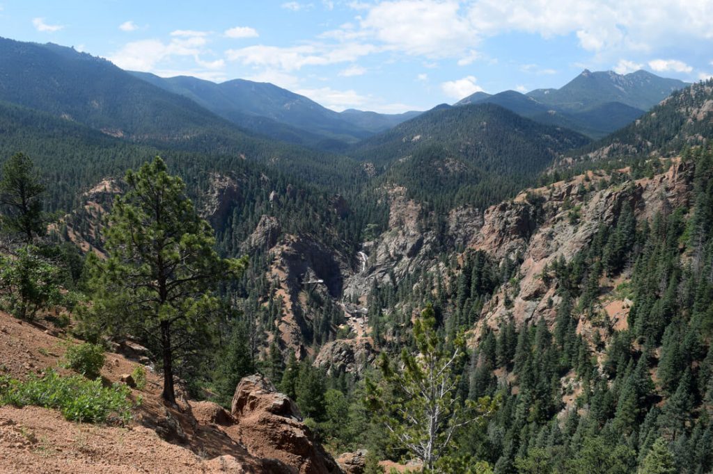 Mount cutler trail views hiking colorado springs
