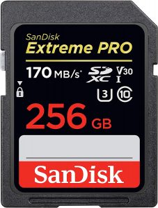 Sandisk 256gb extreme pro sdxc sd card - sdsdxxy-256g-gn4in