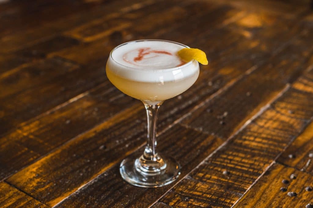 Vegan whiskey sour