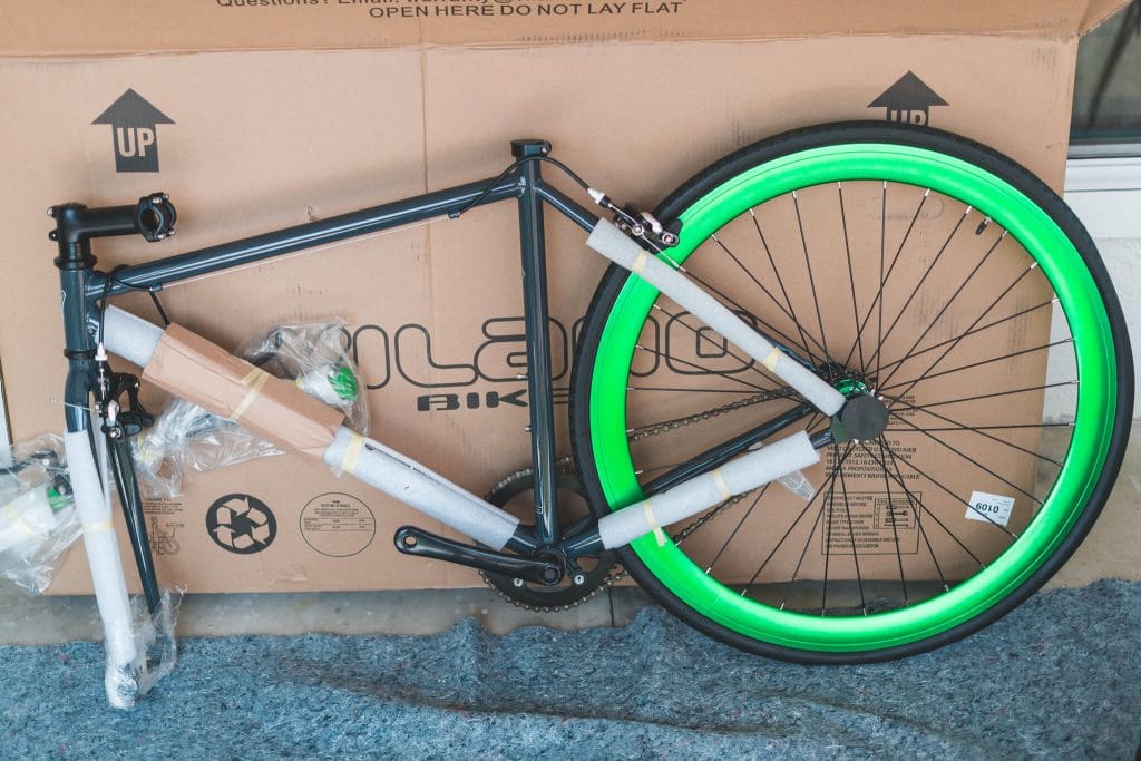 Vilano fixed gear bike final unpackaging