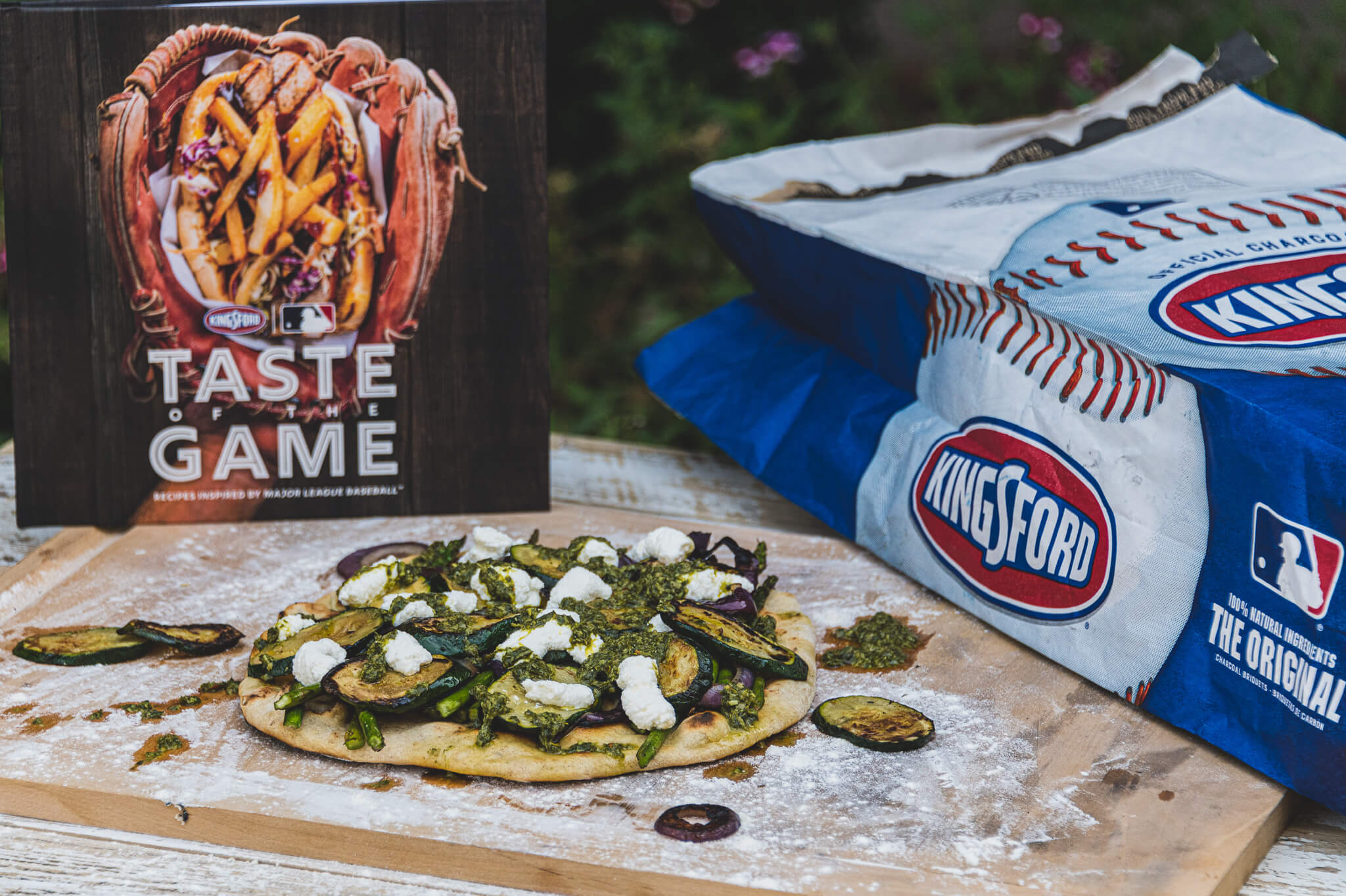 Kingsford taste of the game vegetable flatbread sf giants