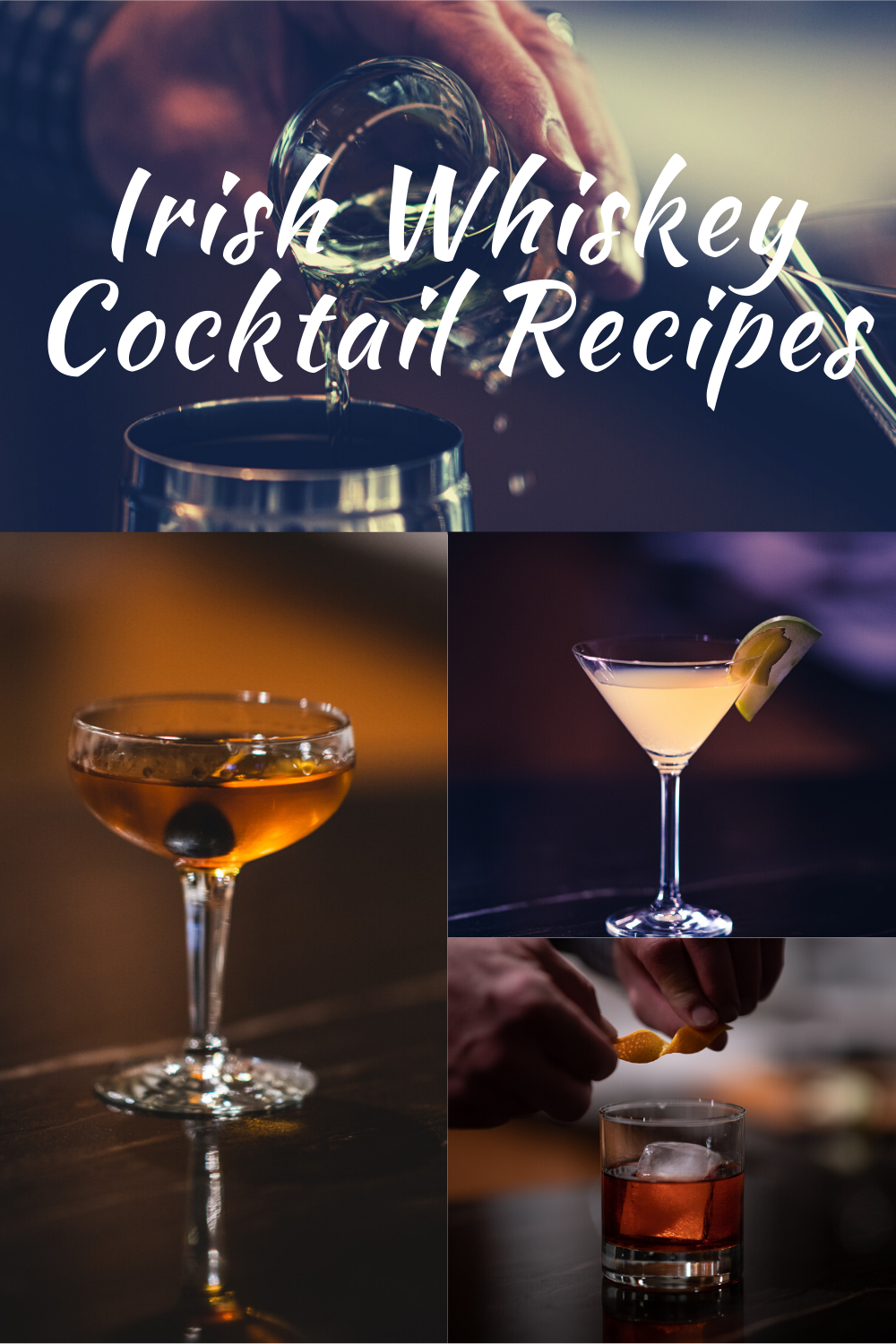 Irish whiskey cocktail recipes