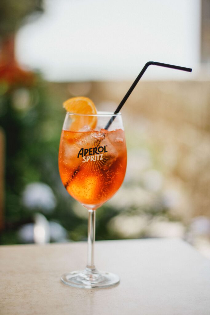 Aperol spritz cocktail