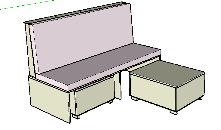Simple Tiny Home Storage Couch Bed Tutorial MK Library
