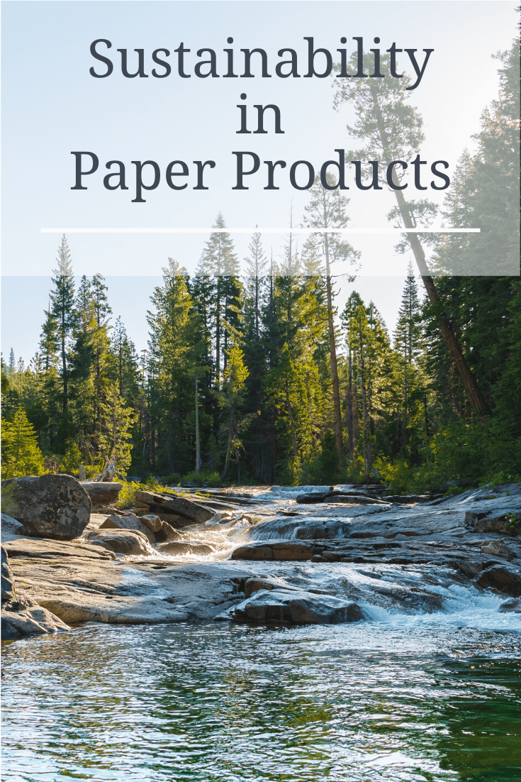 Sustainability in paper products pinterest