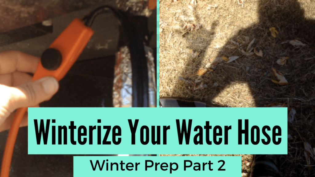 Winterizing your tiny house water hose