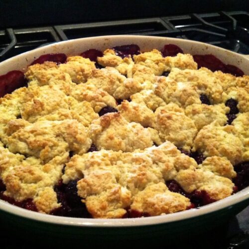 Blackberry cobbler