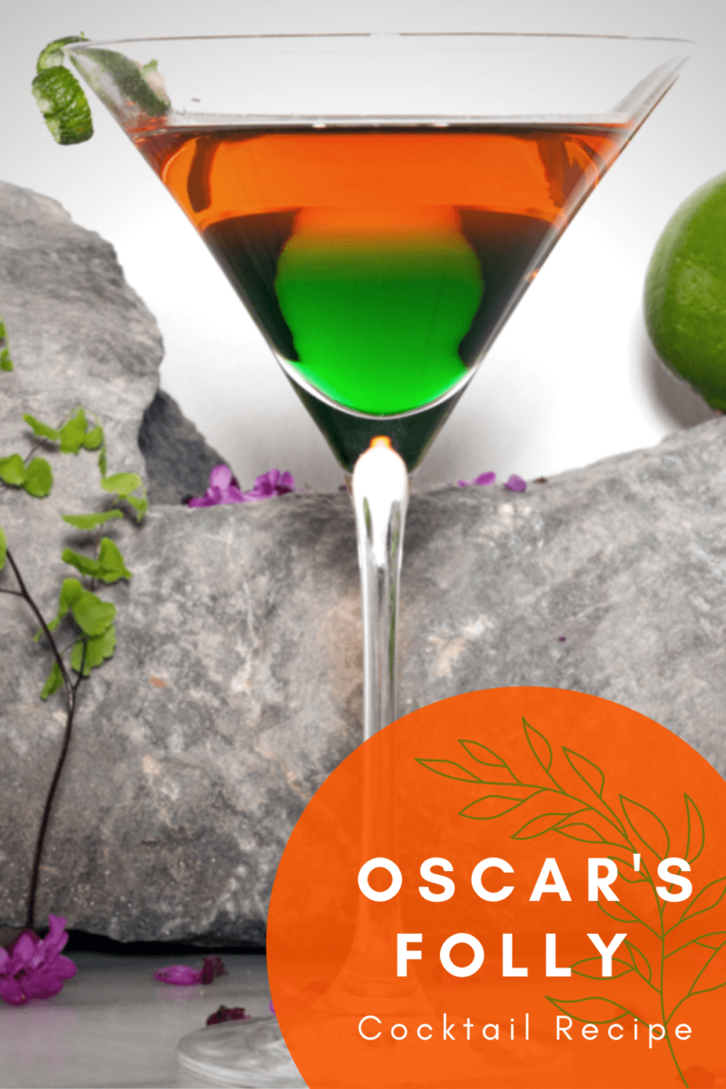 Oscar's folly irish whiskey cocktail