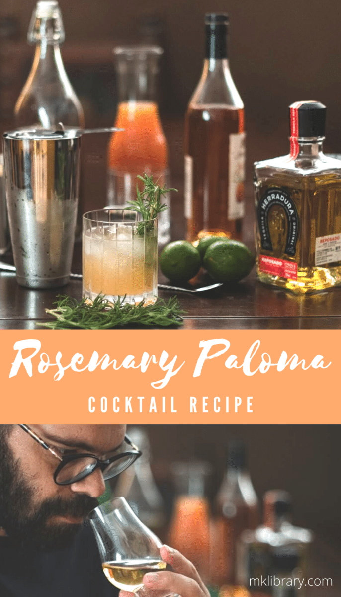 Rosemary paloma cocktail recipe