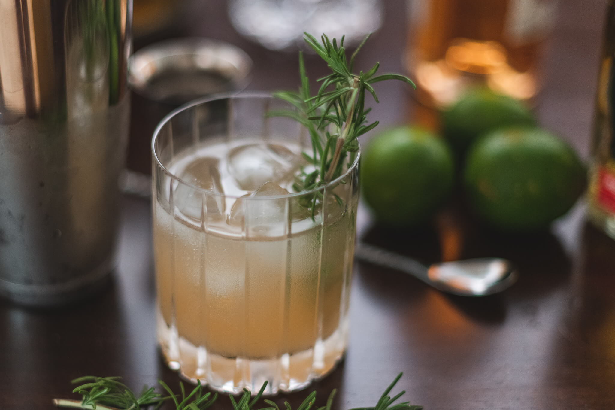 Rosemary paloma cocktail recipe featured