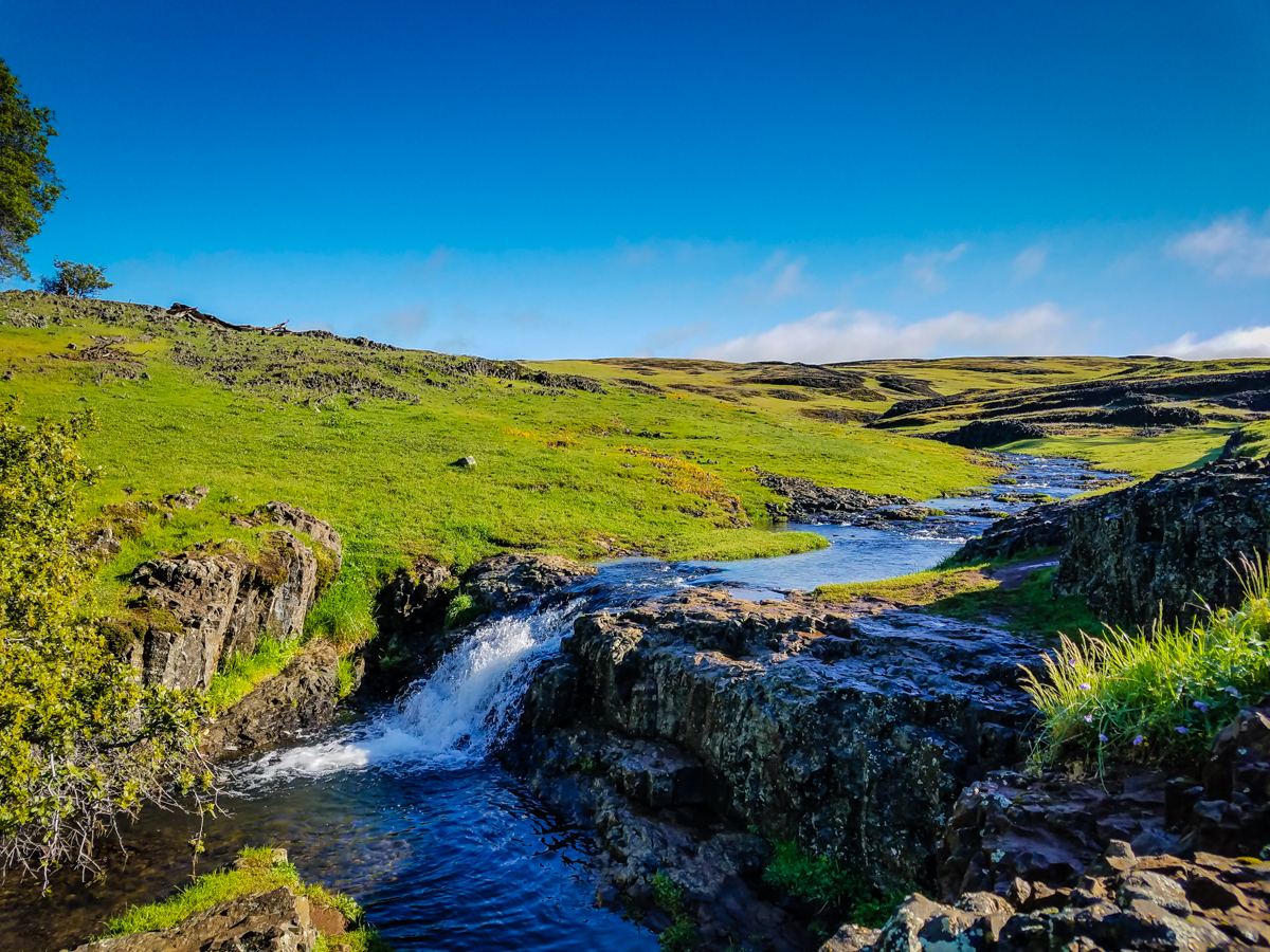 Phantom falls trail waterfalls and creeks