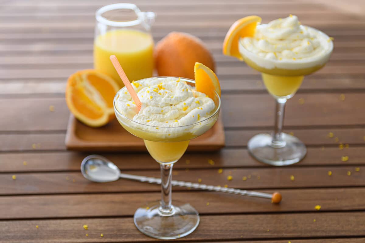 Orange creamsicle cocktail recipe drink
