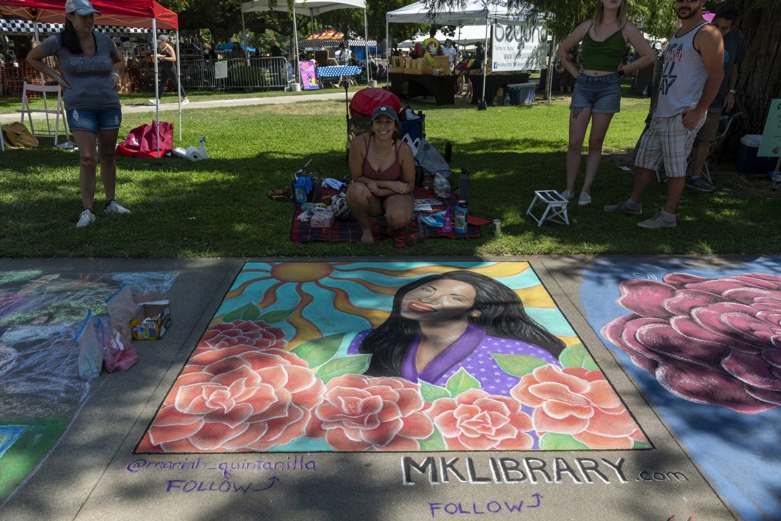 The Chalk It Up Sacramento Art Festival An Artist's Perspective MK