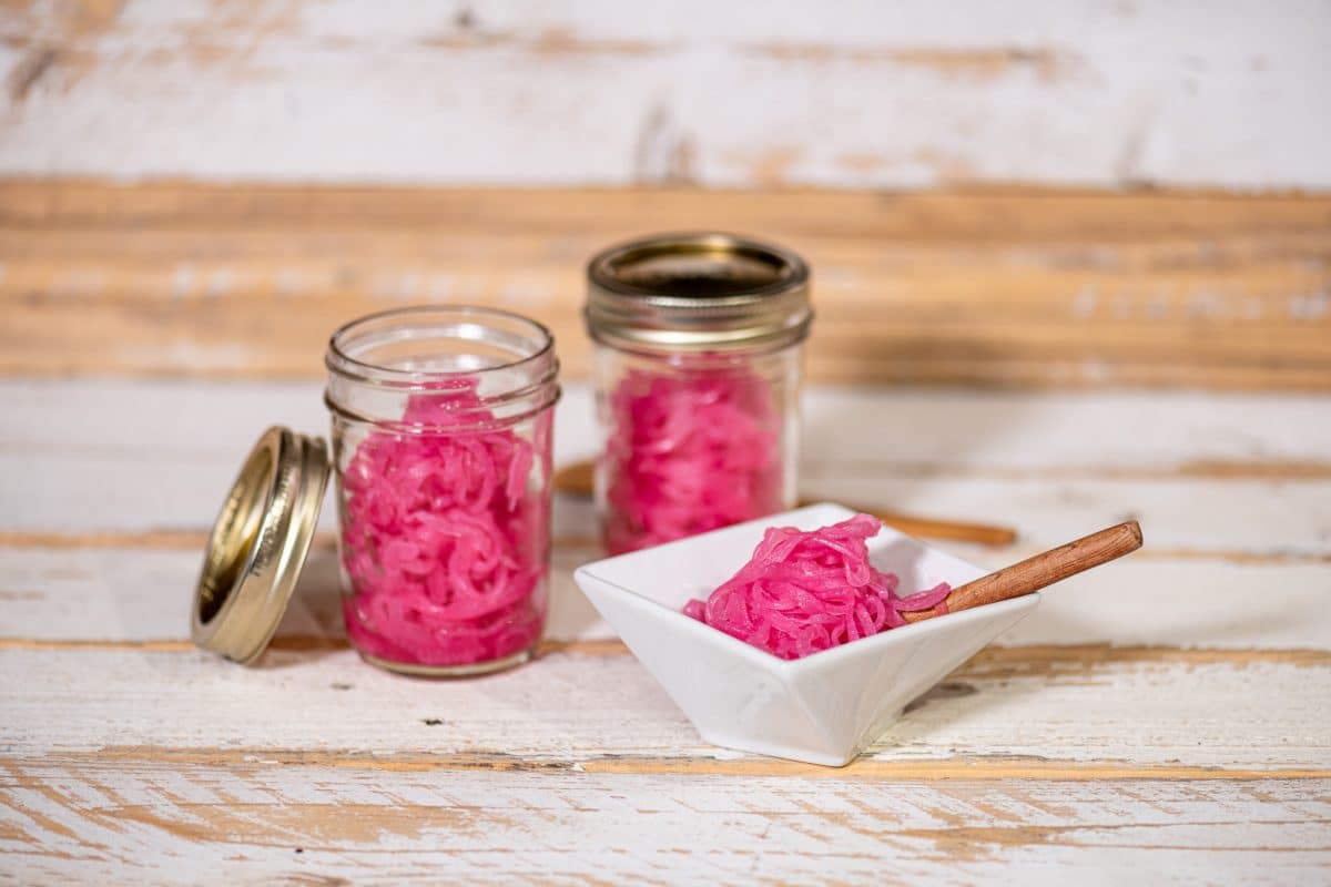 Pickled red onions recipe