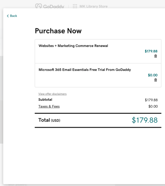Godaddy Store Using The GoDaddy Online Store Builder – MK Library