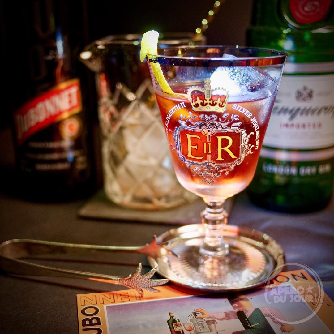 The queens gin and dubonnet cocktail