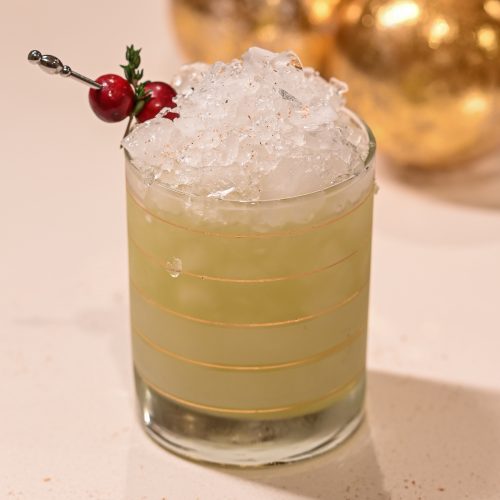Chartreuse swizzle holiday edition cocktail recipe