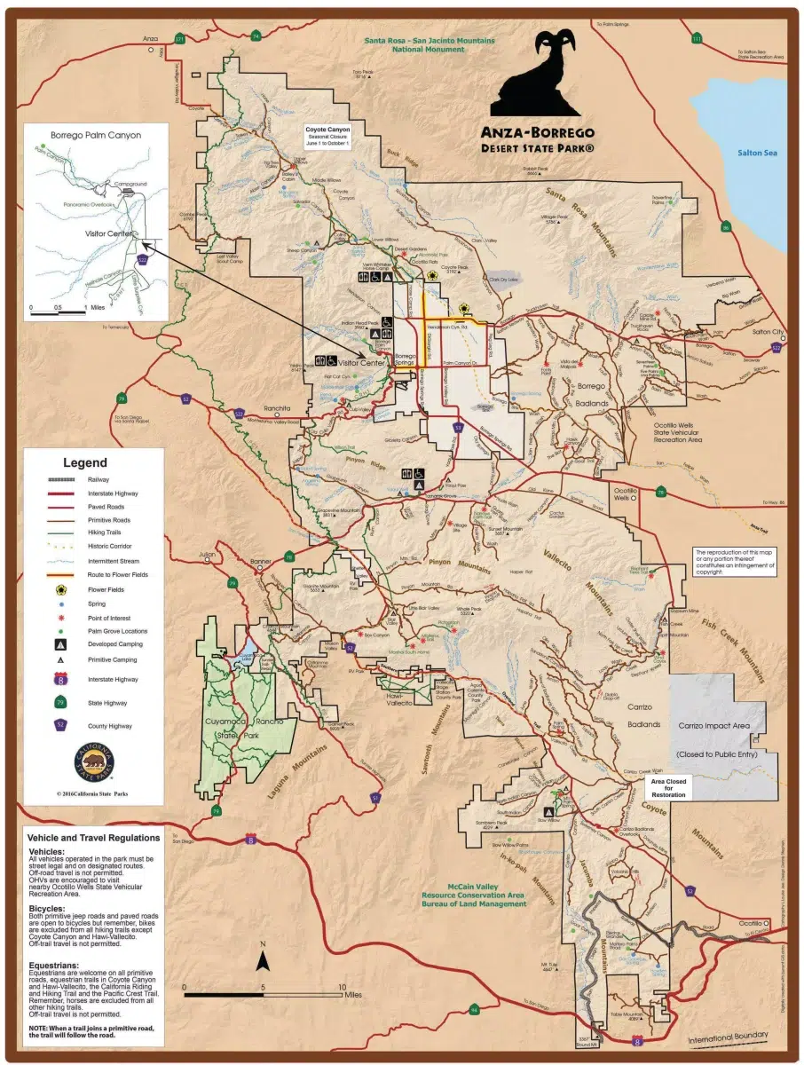 Map of anza-borrego