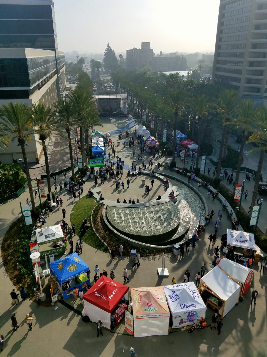 Natural products expo west on the plaza