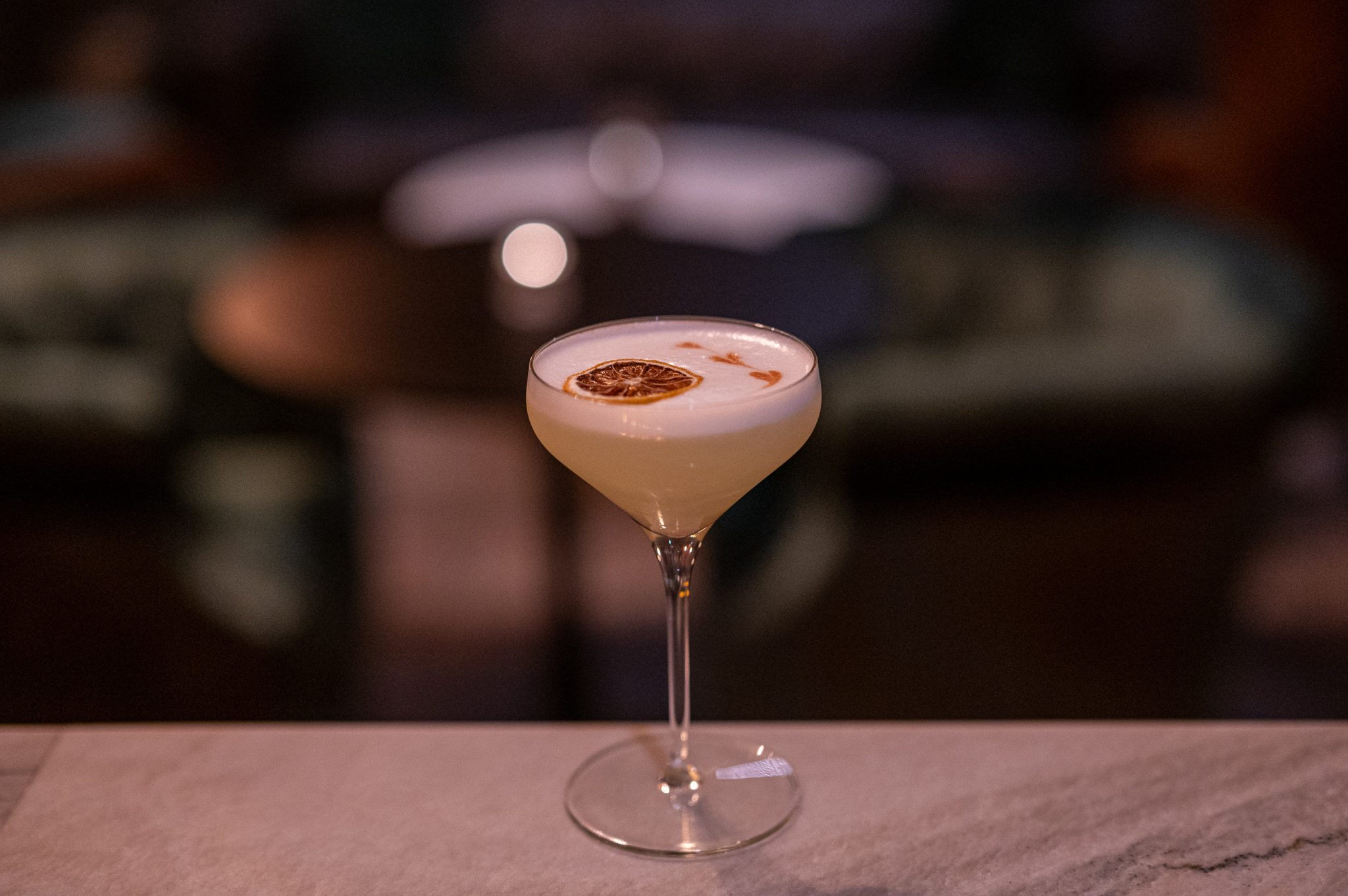 The backroom at gaslight co cocktail egg white