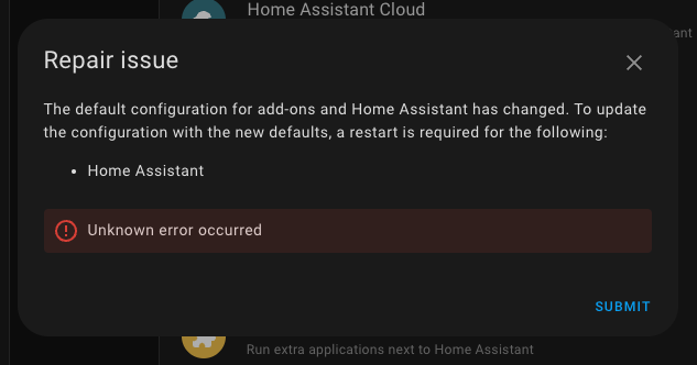 How to install home assistant on synology finish restart error