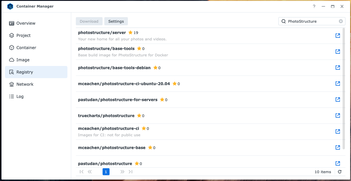 Photostructure for synology docker installing photostructure in container manager