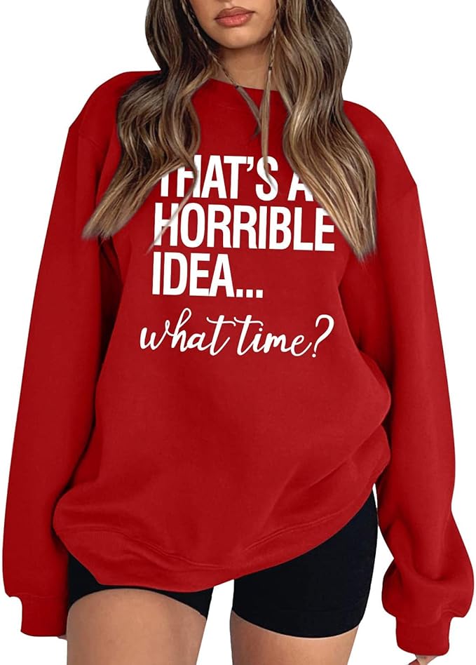 That's a horrible idea... What time? Christmas sweater