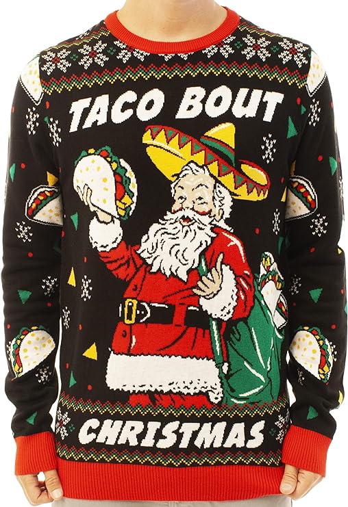Ugly christmas sweaters taco bout christmas