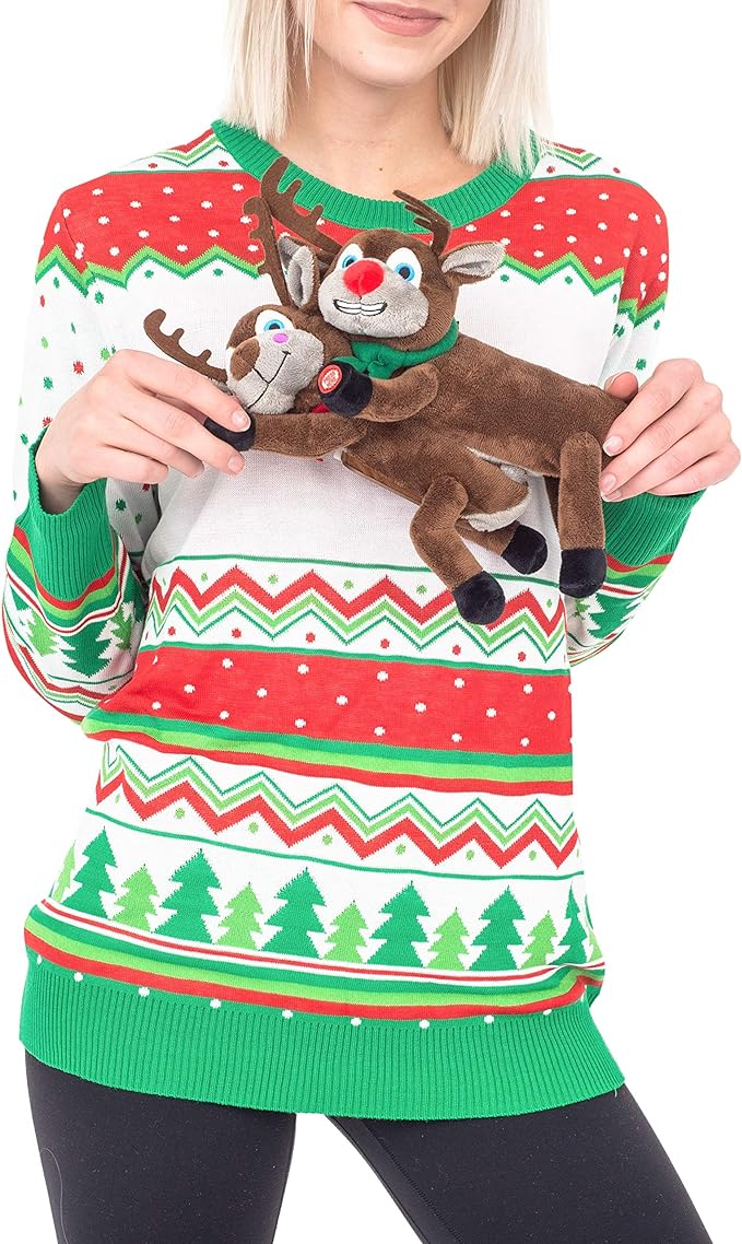 Ugly christmas sweaters humping reindeer