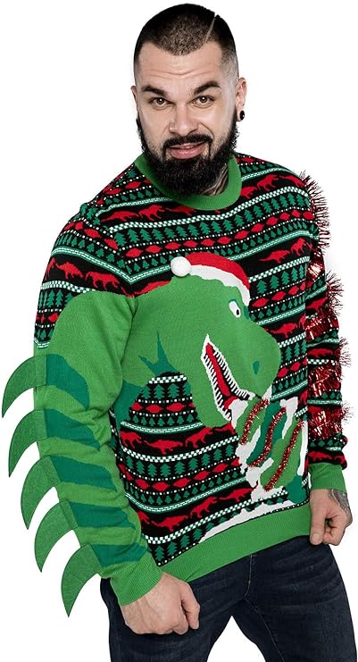 Manly ugly christmas sweater hotsell