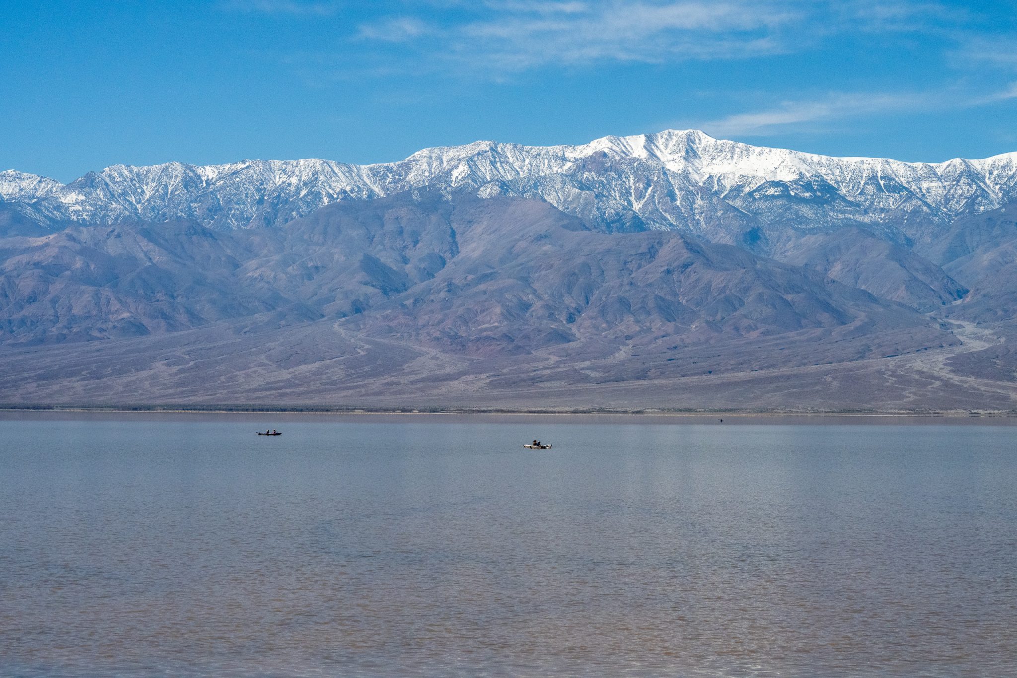 Visiting lake manly in badwater basin death valley national park