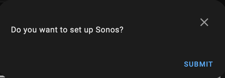 Connecting sonos to home assistant connect