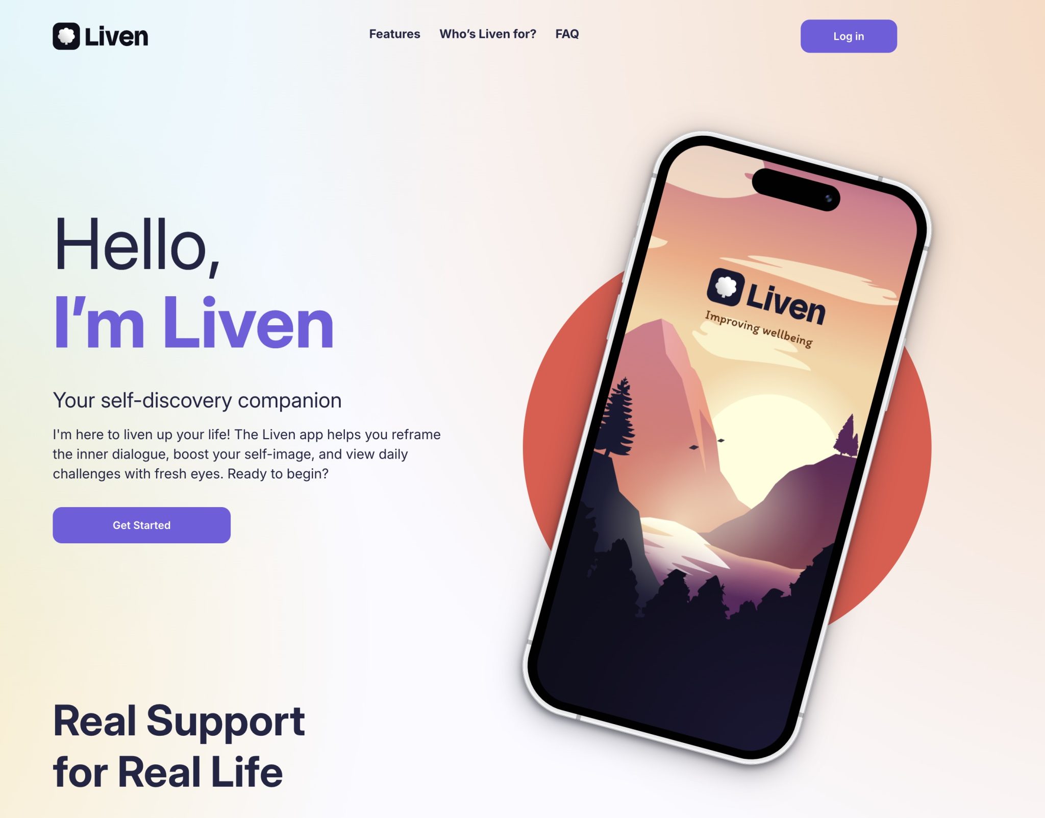 Liven: taking care of your emotional state is our mission