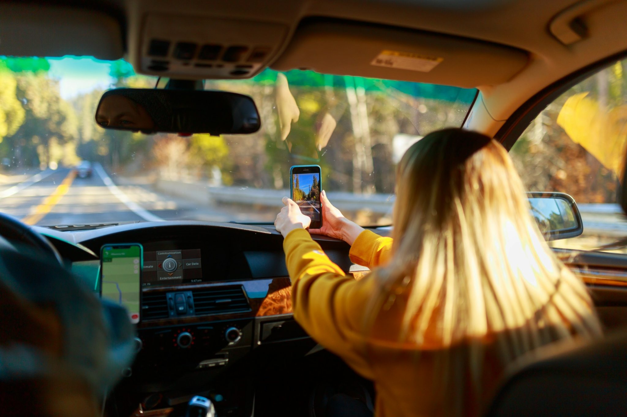 How to survive the nothingness stretches of a road trip in the passenger seat